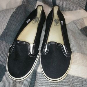 Vans Slip-ons, Black Size 8